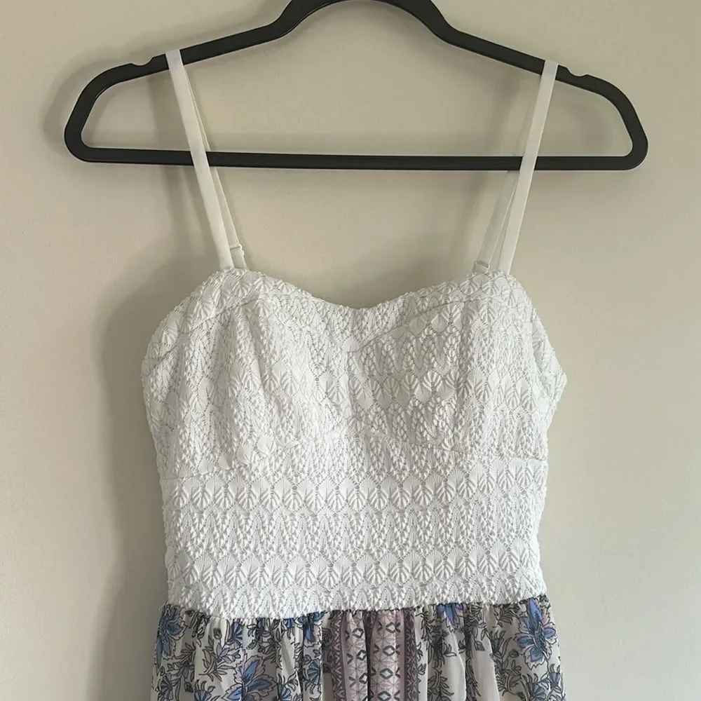 Lily Rose Floral Spaghetti Strap Maxi Dress Size M - Picture 2 of 7